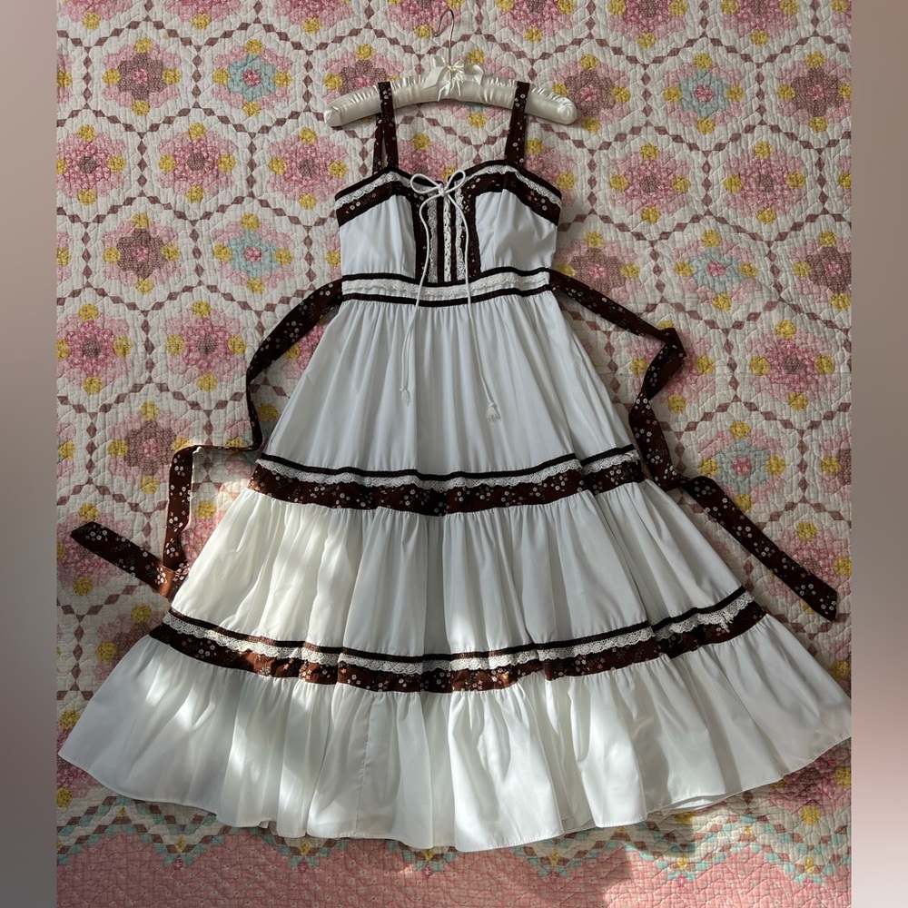 Vintage 1970s Gunne Sax Sundress – Size 7